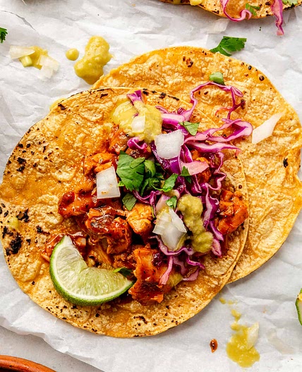 Saucy Chipotle Chicken Tacos