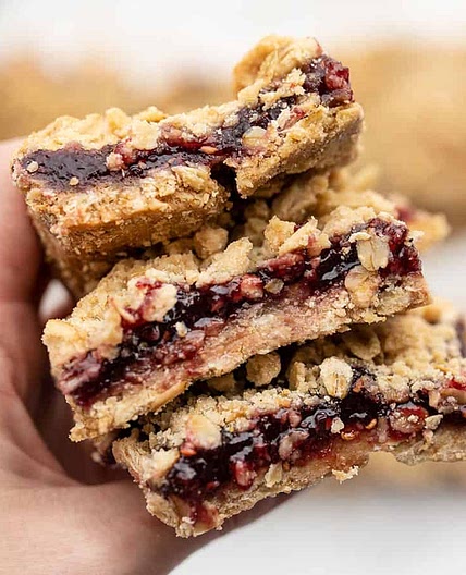 Raspberry Oatmeal Bars