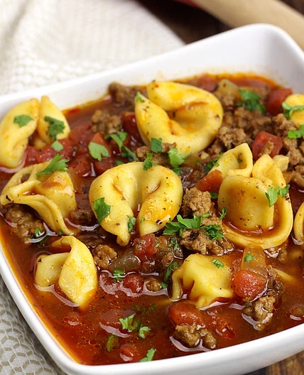 Beef Tortellini Soup