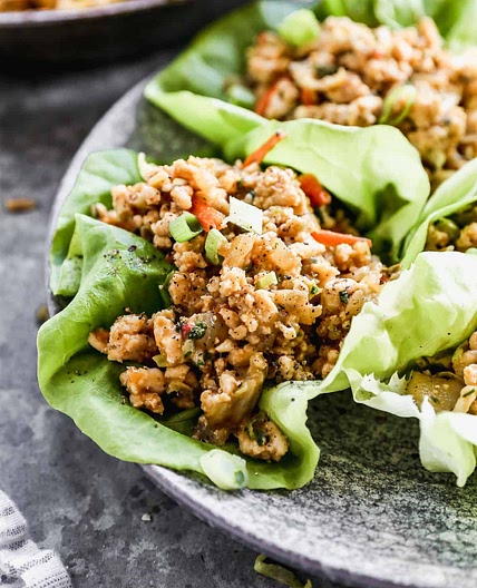 Thai Chicken Lettuce Wraps