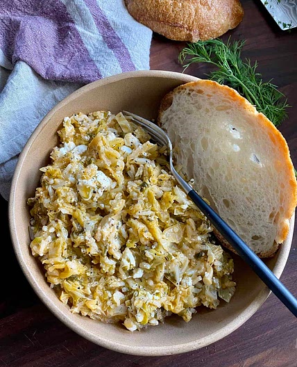 Greek Cabbage Rice (Maporizo)
