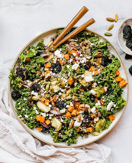 Lentil Salad with Roasted Vegetables