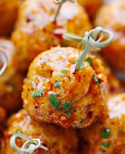 Firecracker Chicken Meatballs