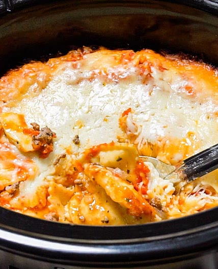 Slow Cooker Ravioli Lasagna Recipe