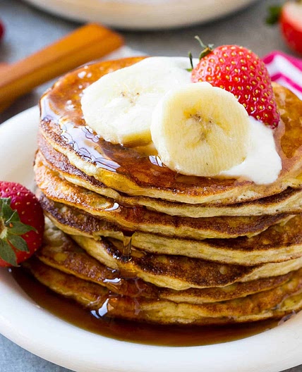 Banana Protein Pancakes