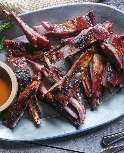Garlic & Rosemary Grilled Lamb Ribs