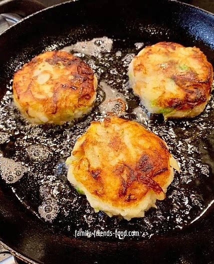 Bubble and squeak latkes