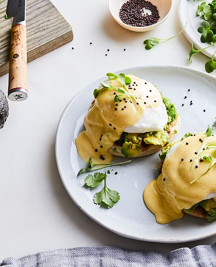 Avocado Toast Eggs Benedict