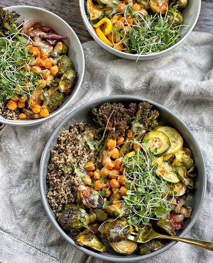 Vegetable Bowl Meal Prep