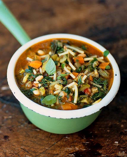 Early autumn minestrone (Minestrone d'inizio autunno)