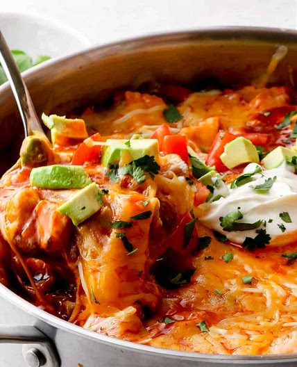 Chicken Enchilada Skillet Recipe