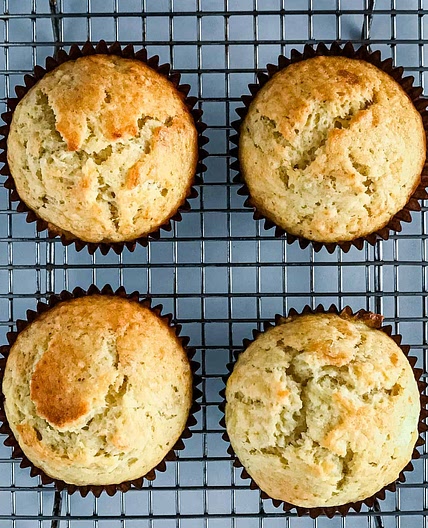 Small Batch Banana Muffins (One Banana)