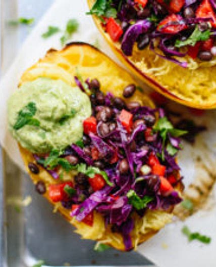 Spaghetti Squash Burrito Bowls
