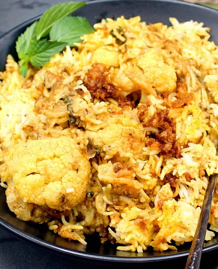 Cauliflower Biryani