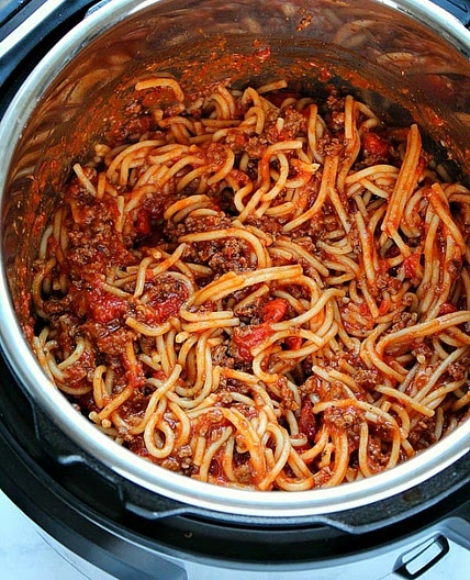 Instant Pot Spaghetti Recipe