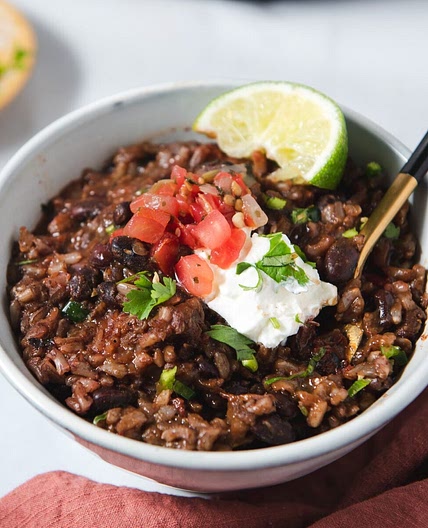 Instant Pot Black Beans and Rice