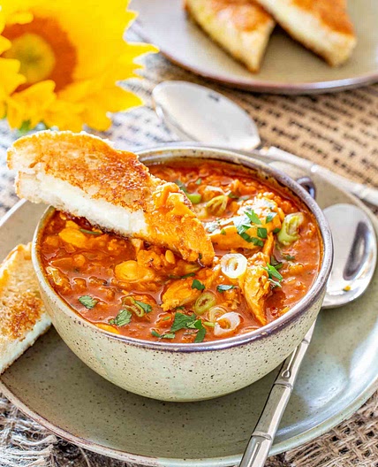 Red Lentil Chicken Soup