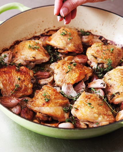 Chicken With 40 Cloves of Garlic