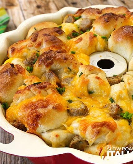 Savory Monkey Bread (Breakfast Recipe) + Video