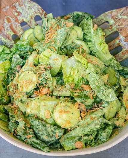 Green Tahini Chicken Salad