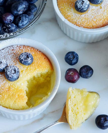 Warm Lemon Pudding Cakes