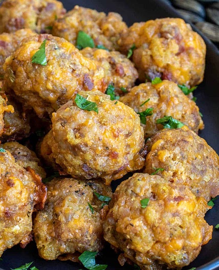 Stuffing Balls with Sausage