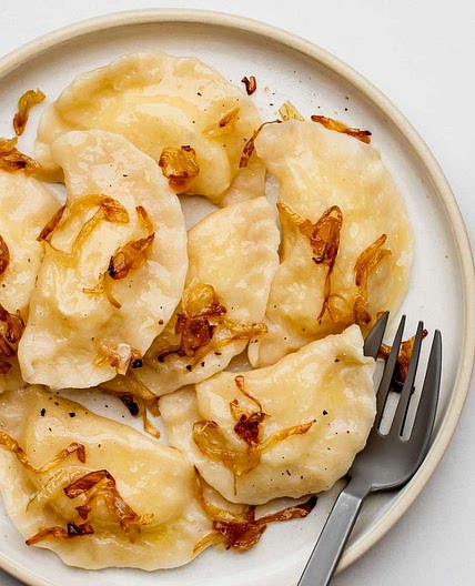 Homemade Pierogi Ruskie (Potato-Cheese Pierogi)