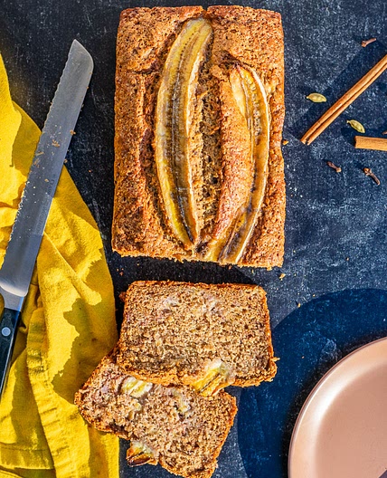 Spiced Sourdough Banana Bread