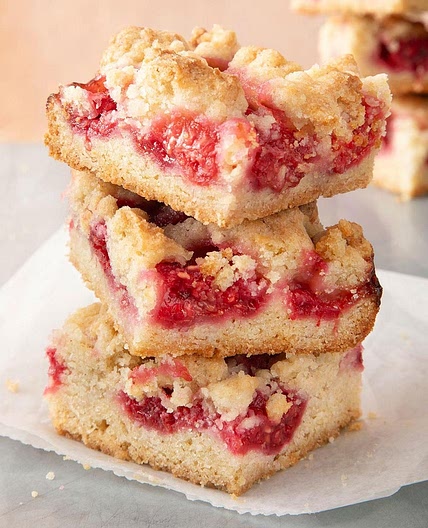 Raspberry Crumble Bars
