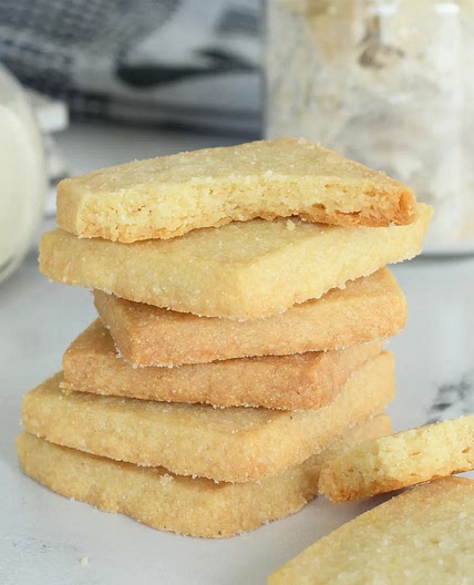 Sourdough Shortbread Cookies