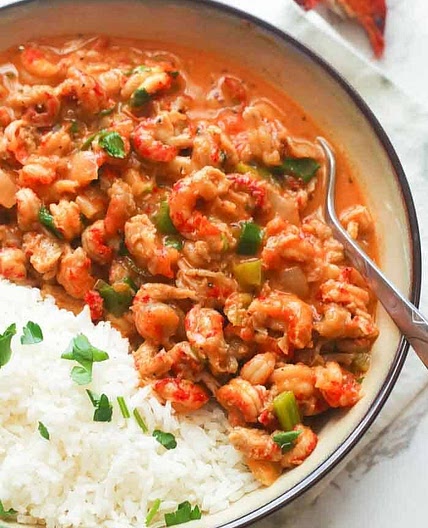 Cajun Crawfish Etouffee