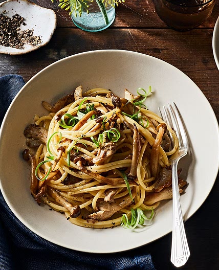 Miso-Mushroom Pasta