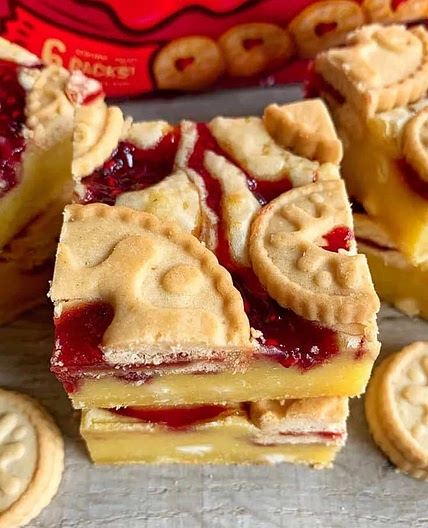 Jammie Dodger Blondies