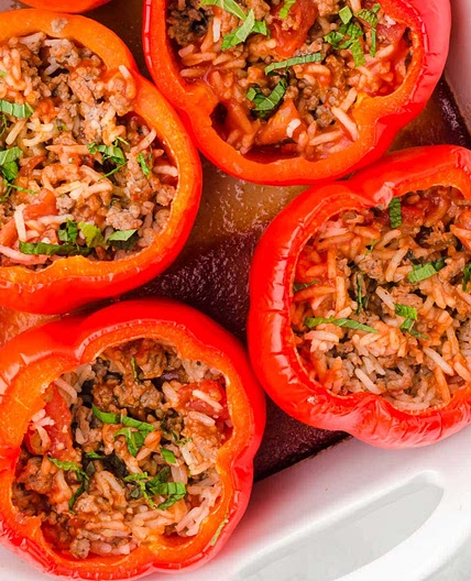 Old Fashioned Stuffed Bell Peppers