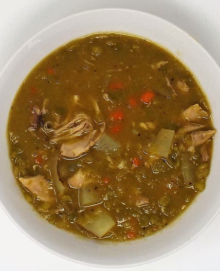 Split Pea Chicken Soup