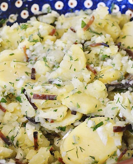 Old-Fashioned Hot German Potato Salad