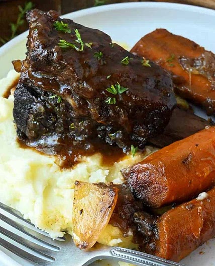 Short Ribs Braised in Red Wine
