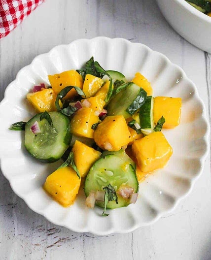 Cucumber and Mango Salad