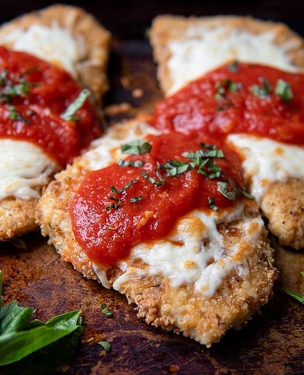 Crispy Gluten Free Parmesan Chicken (No Frying)