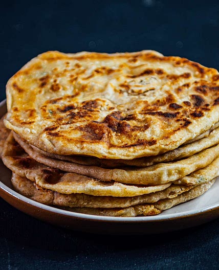 Aloo Paratha With Spiced Potato Filling Recipe