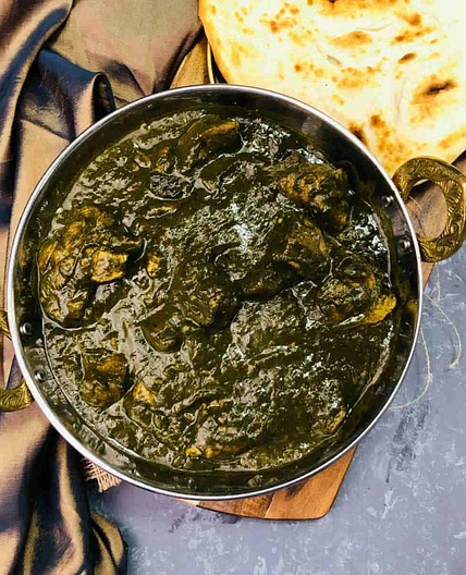 Saag Gosht / Lamb Palak (Lamb Spinach Curry)