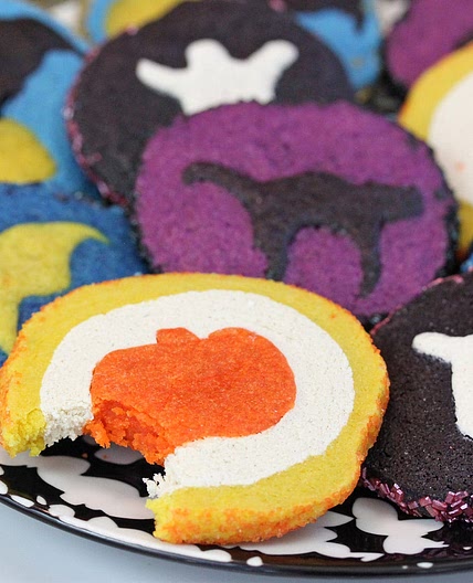 Slice and Bake Halloween Cookies