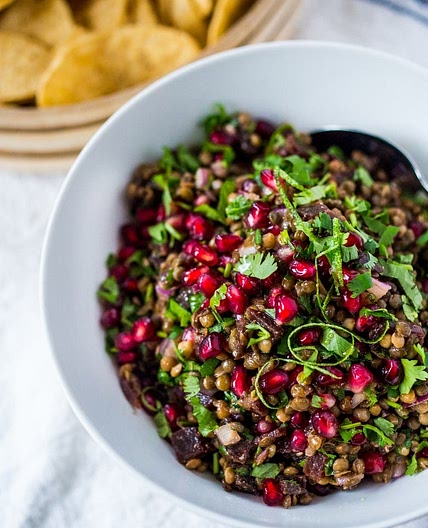 Lentil Pomegranate Salad (Palouse Caviar)