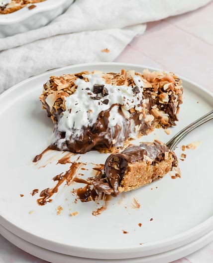 Chocolate Coconut Cream Pie with Graham Cracker Crust