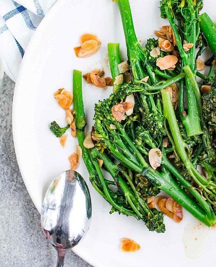 Tenderstem Broccoli with Garlic & Almond