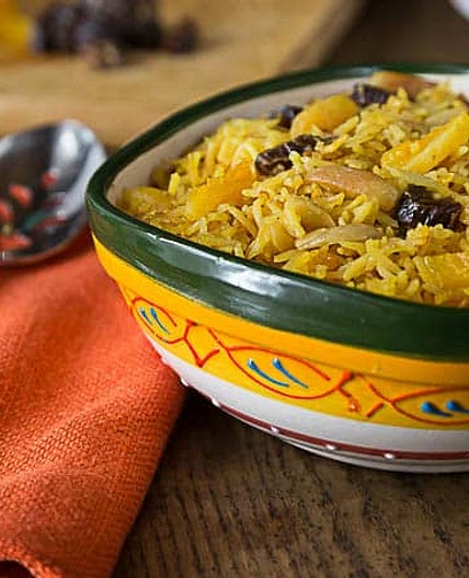 Basmati Rice with Apricots and Almonds Recipe