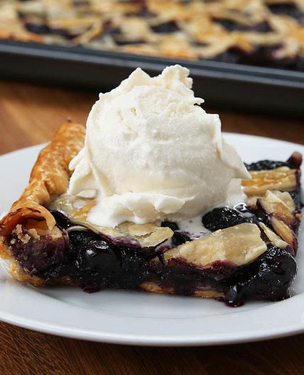 Blueberry Slab Pie Recipe by Tasty