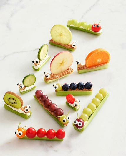 Celery Snails & Caterpillars