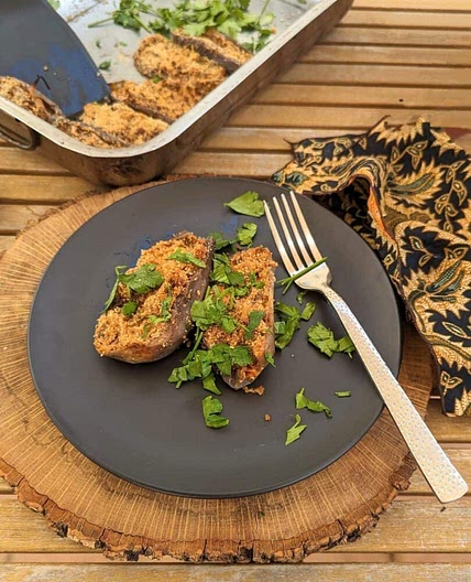 Sweet Paprika Spanish-Style Stuffed Eggplants