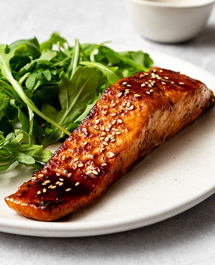 Air Fryer Honey Garlic Salmon